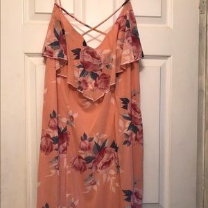 Floral mini dress NWT